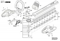 Bosch 3 600 H49 F00 Ahs 50-20 Li Hedge Trimmer 18 V / Eu Spare Parts